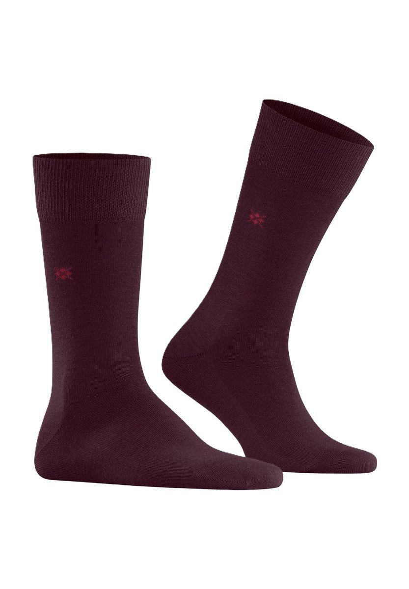 Burlington Leeds Socken, Rippbündchen, für Herren, lila, 40-46
