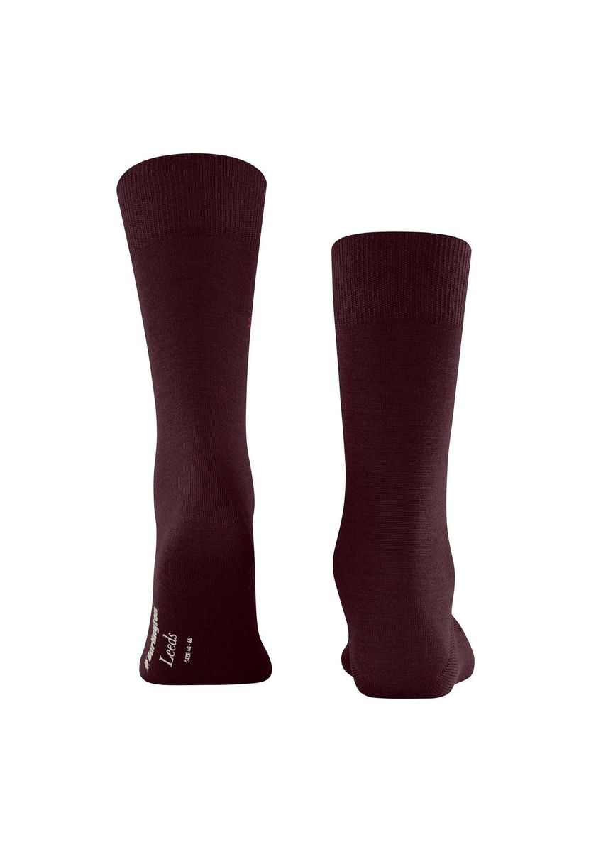 Burlington Leeds Socken, Rippbündchen, für Herren, lila, 40-46