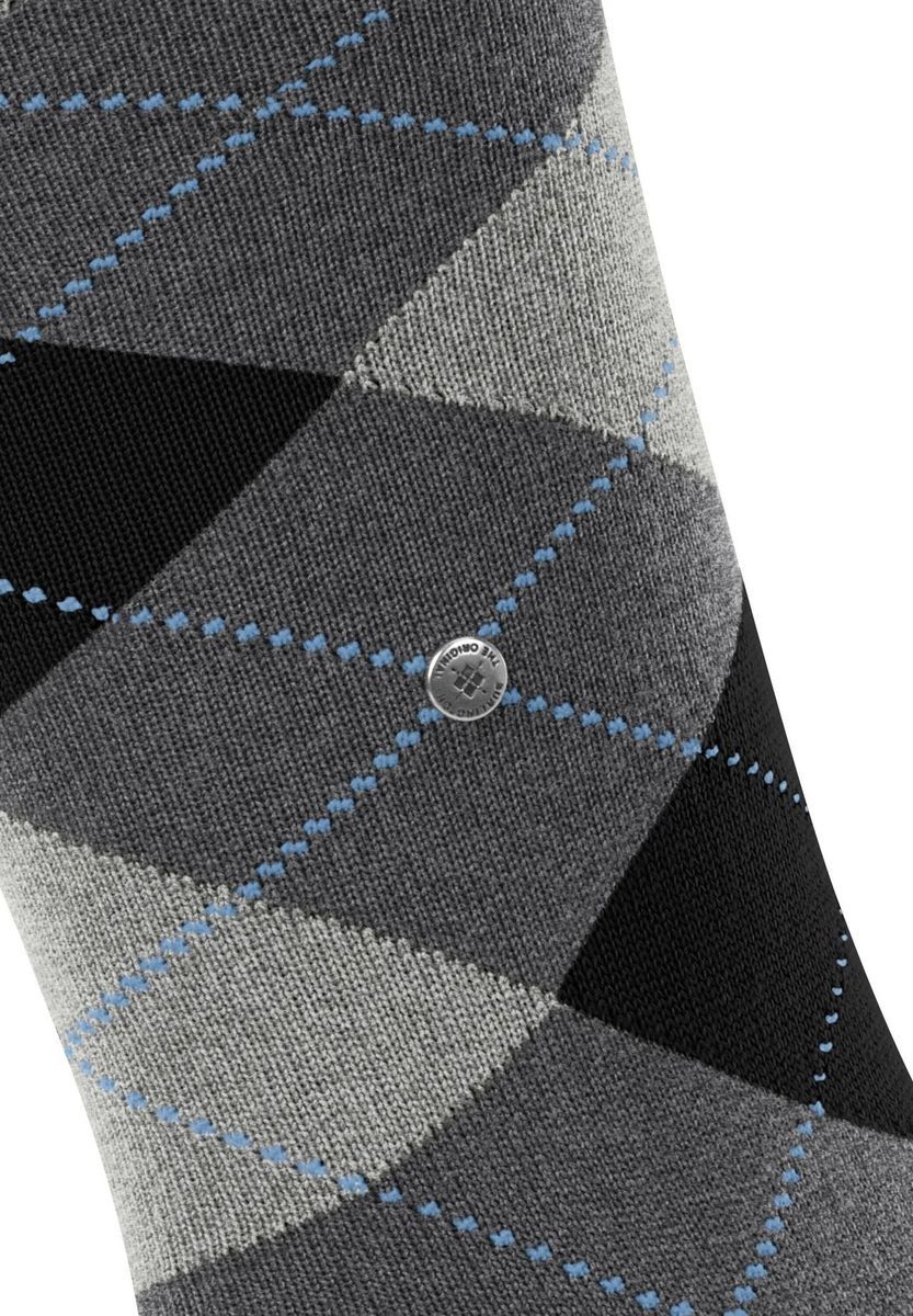 Herren Kniehohe Socken mit Argyle-Muster