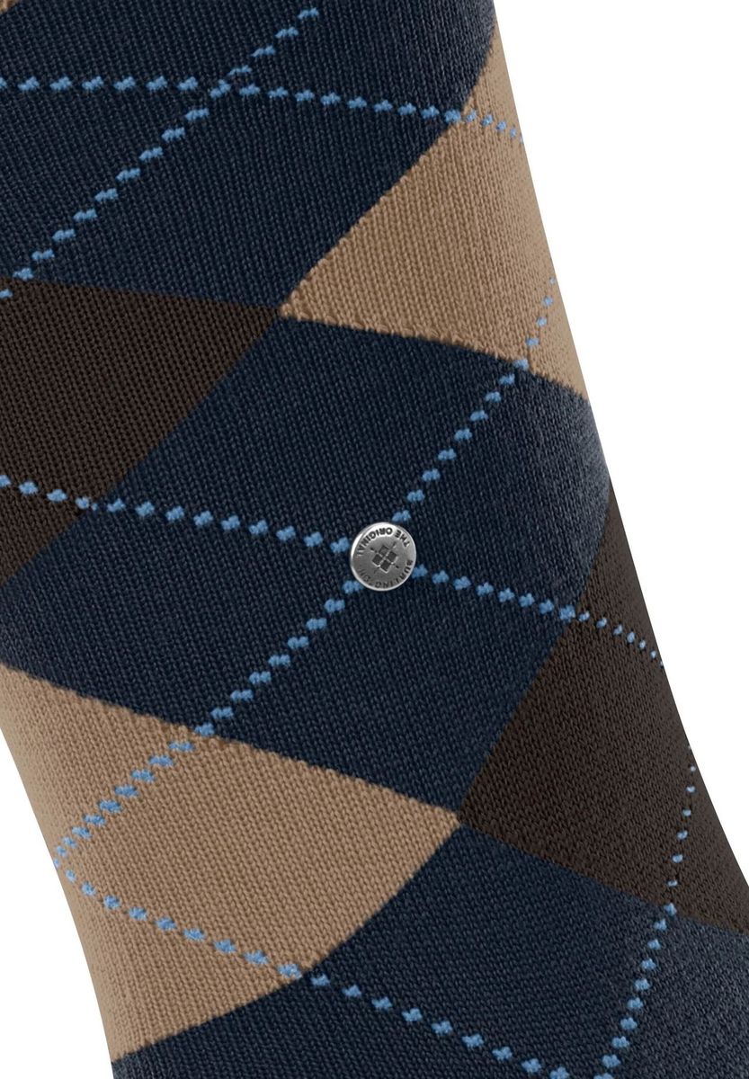 Klassische Kniestrümpfe mit Argyle-Muster