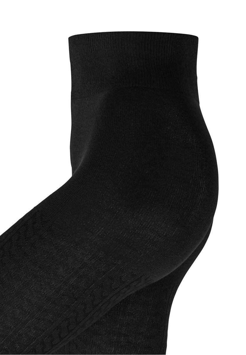 Klassische Kabelstrick-Strumpfhose mit Wollmischung