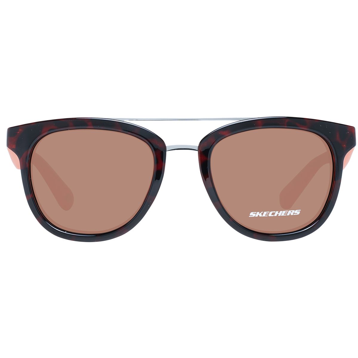 Moderne Quadratische Sonnenbrille in Schildpattoptik