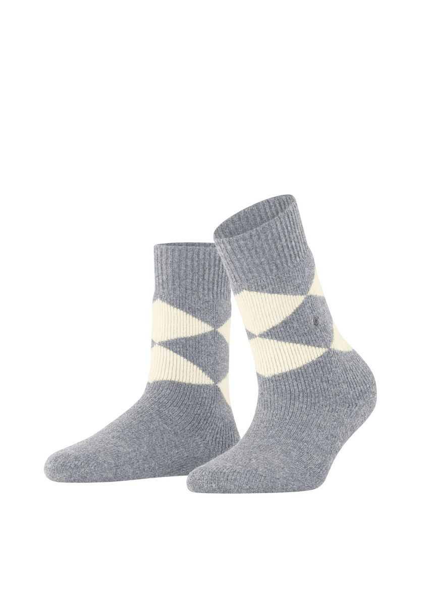 Gemusterte lässige Socken aus Wollmischung