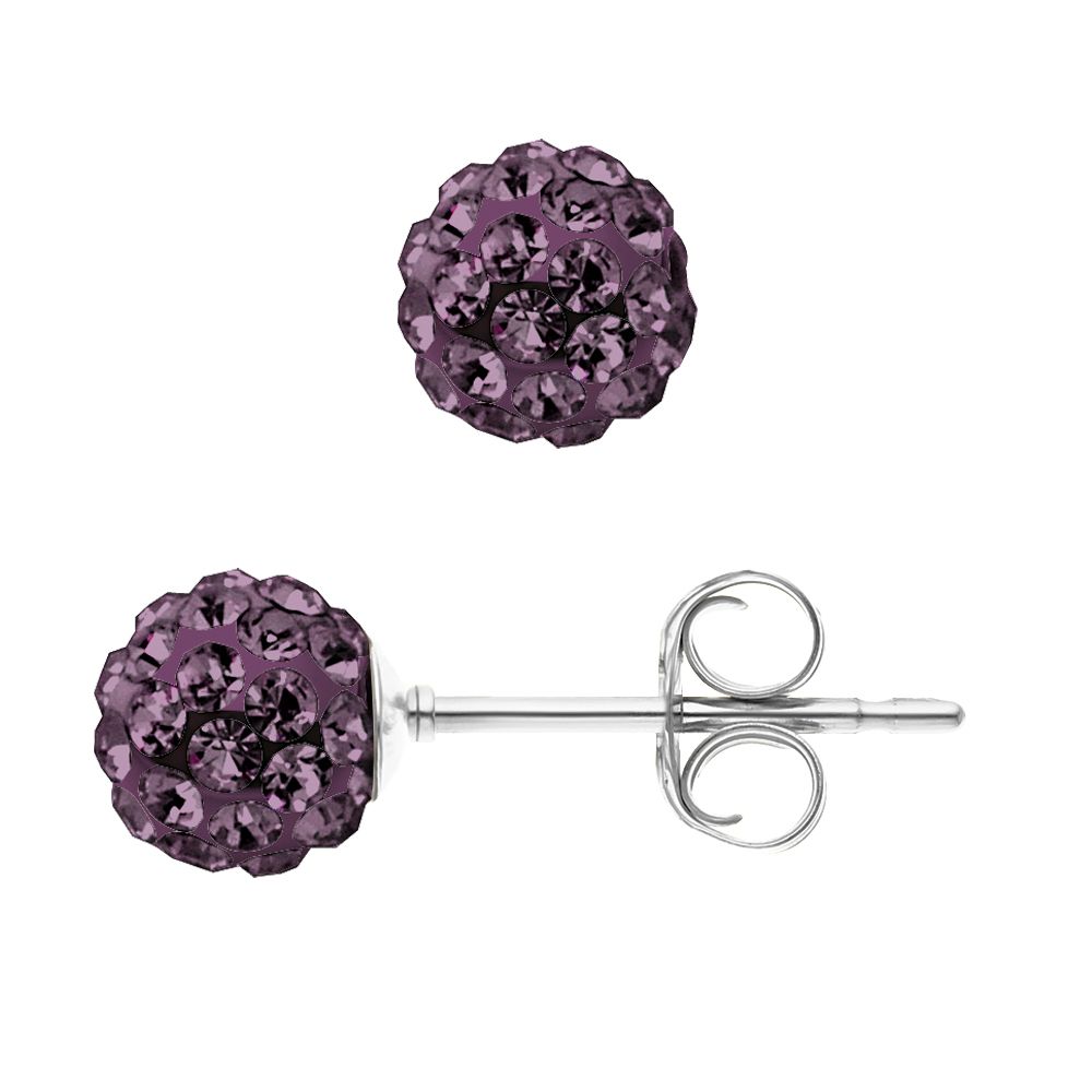 Kristallkugel-Ohrstecker