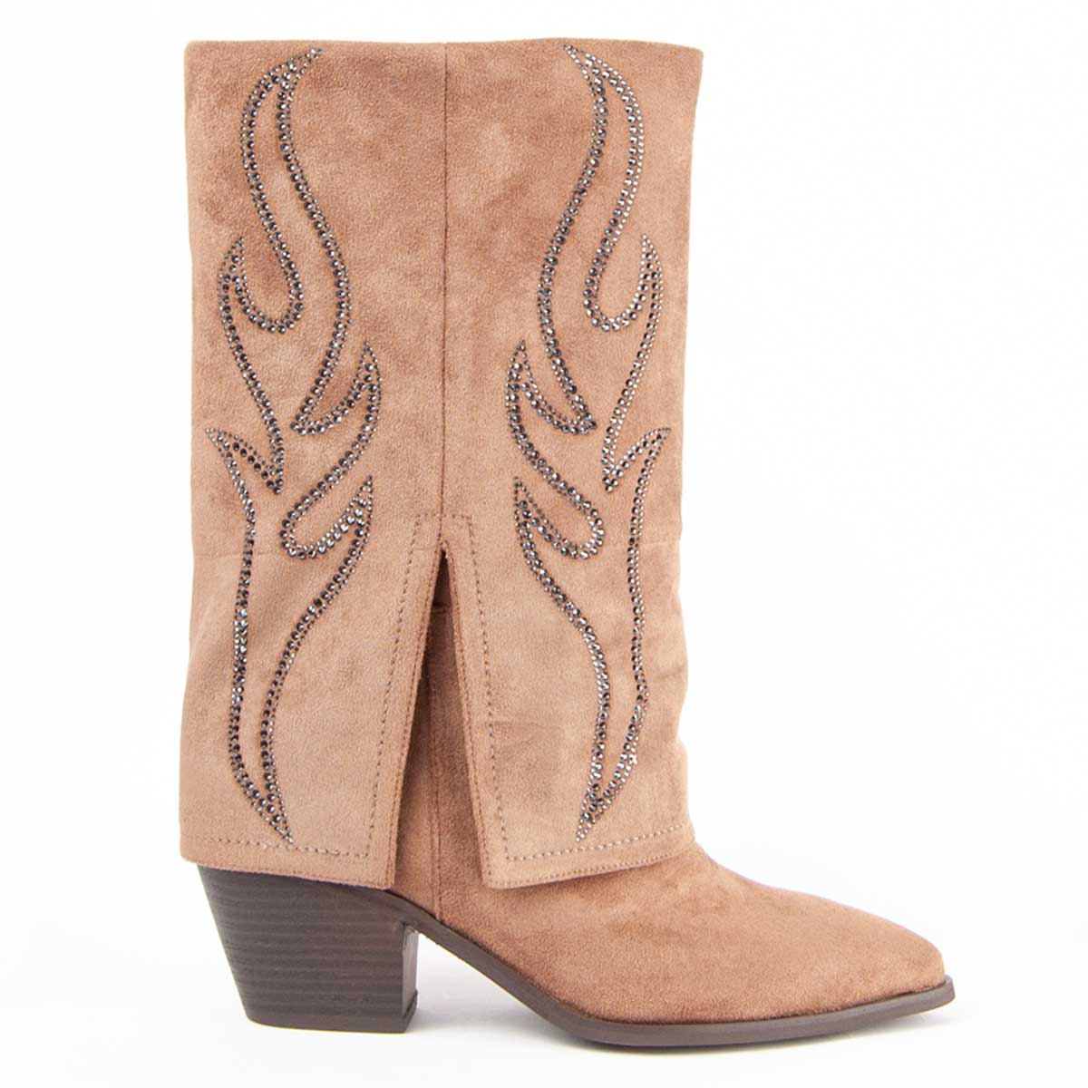 Verzierte Westernhohe Stiefel