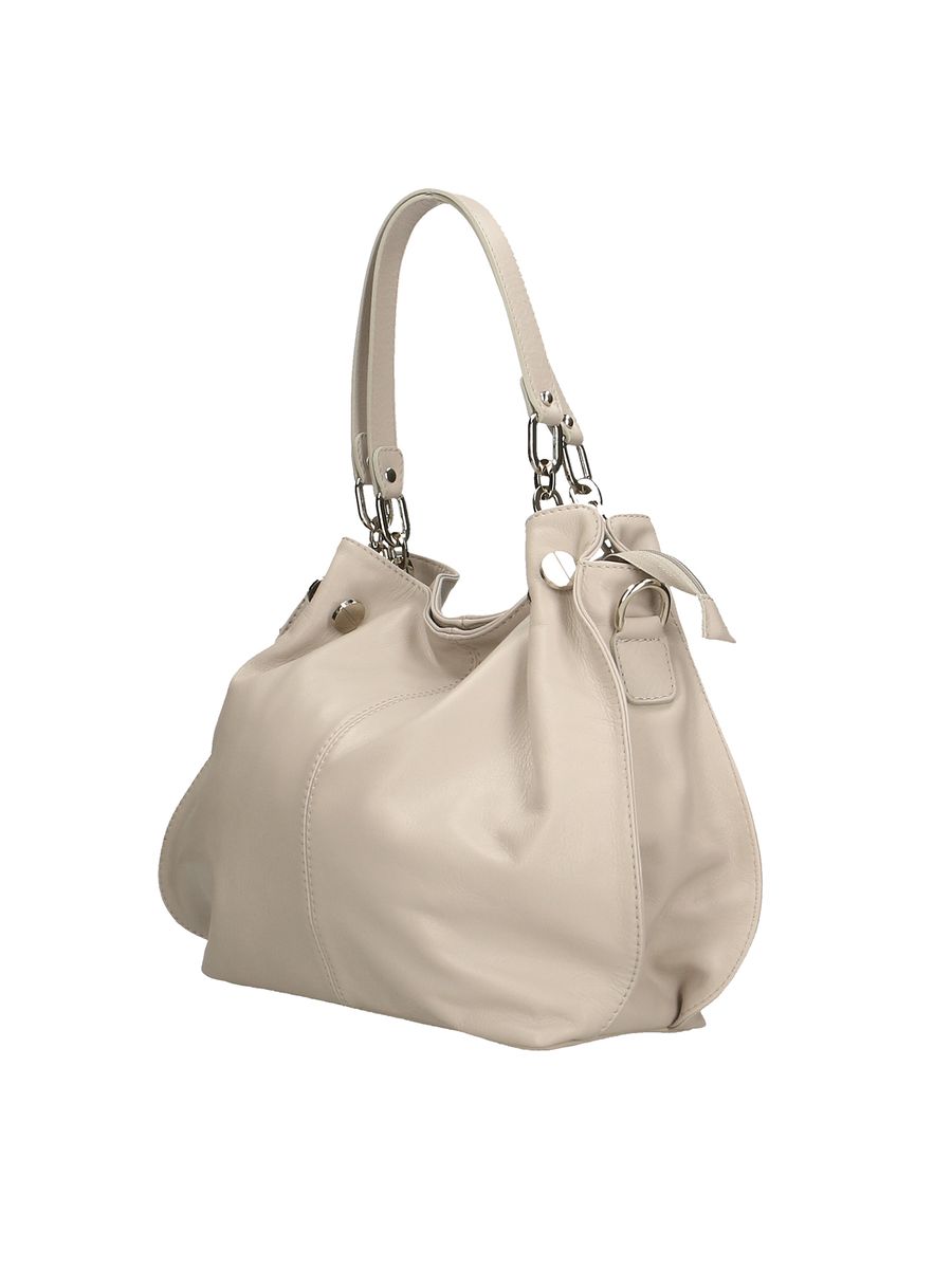 Lässige italienische Leder-Hobo-Tasche