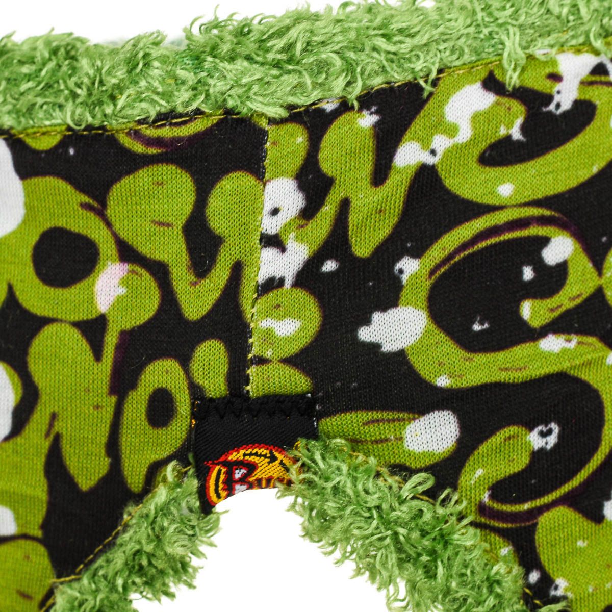 Wendbares Fleece-Stirnband mit Graffiti-Print