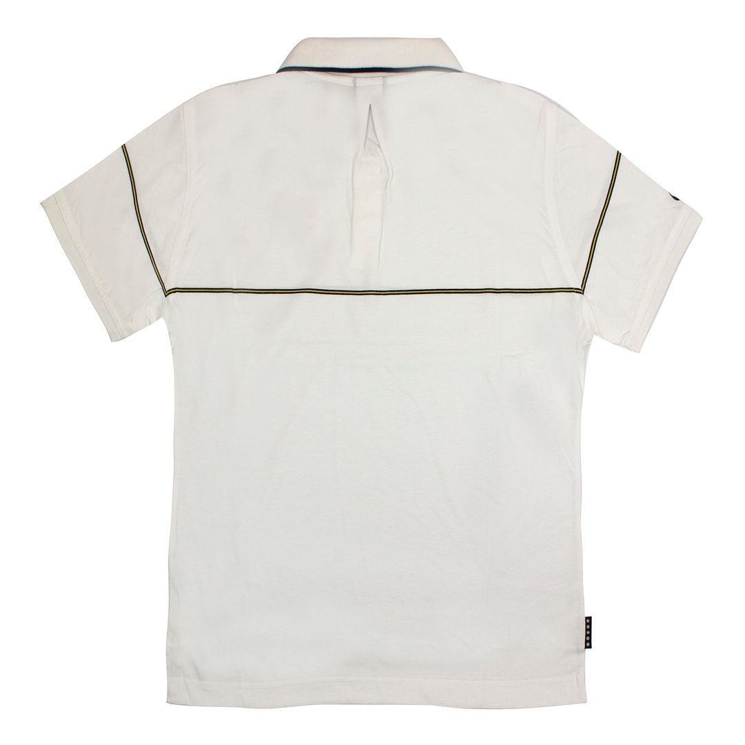 Tennis-Poloshirt mit Kontraststreifen