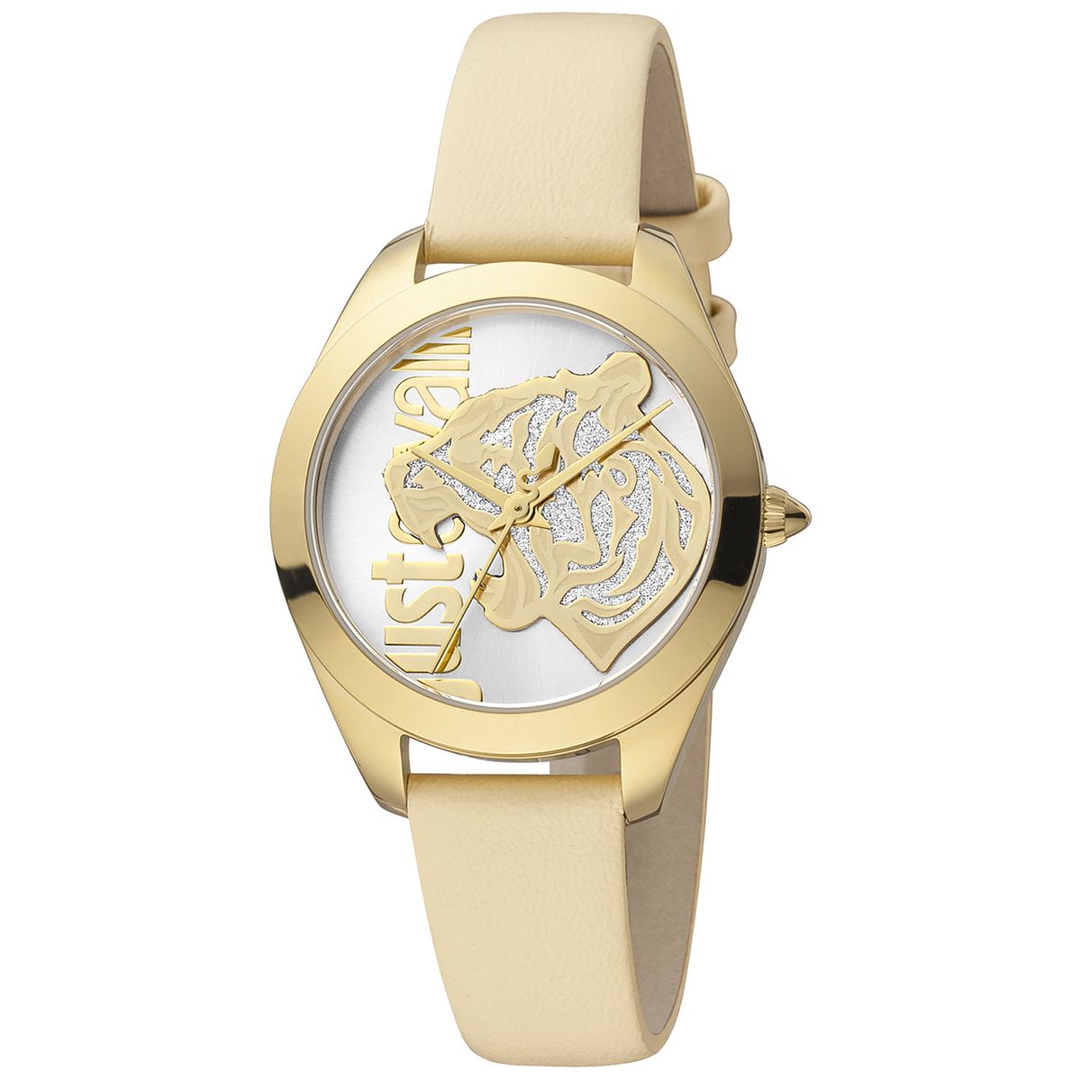 Modische Tigerkopf Damen Analog Uhr