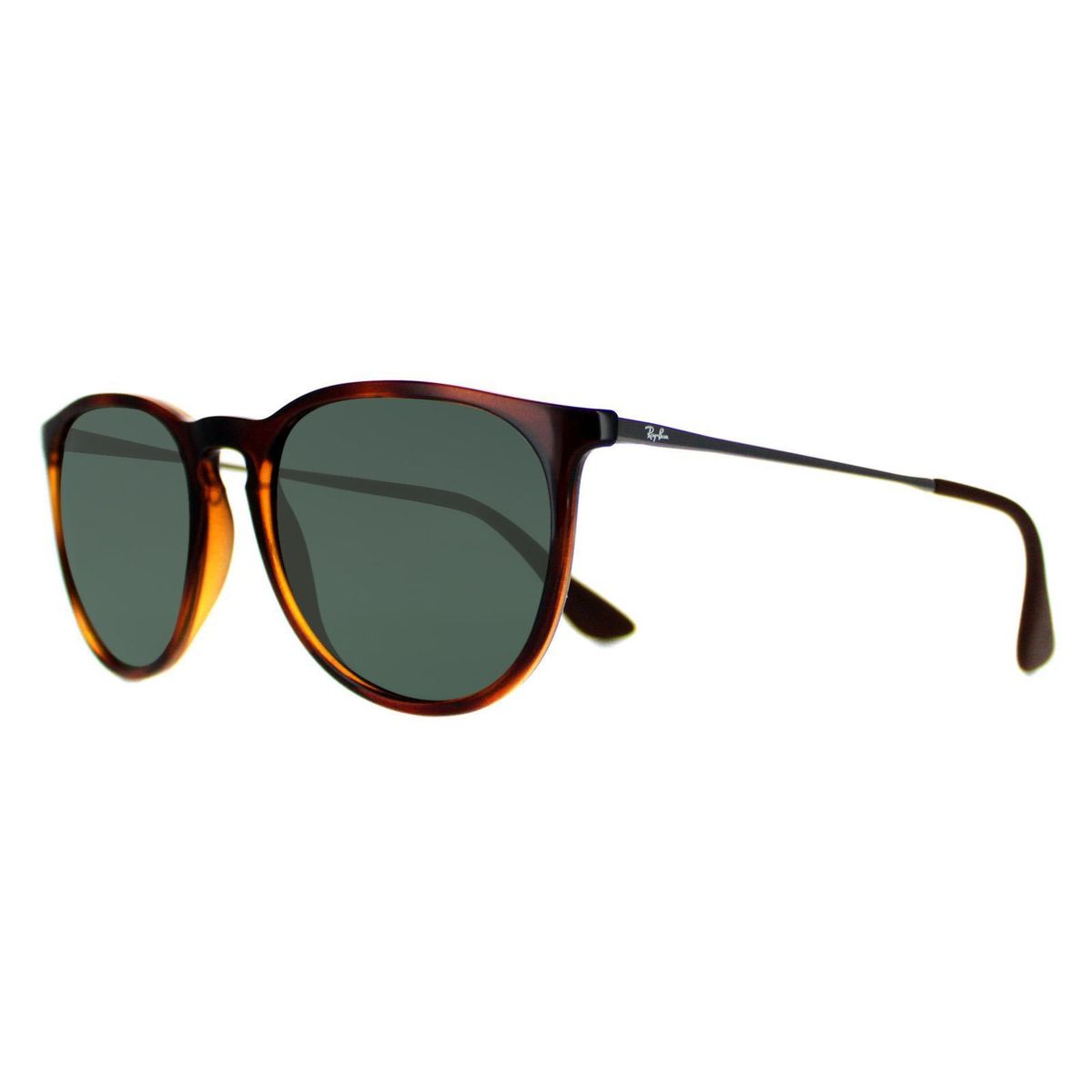 Runde Retro-Sonnenbrille in Schildpatt-Optik