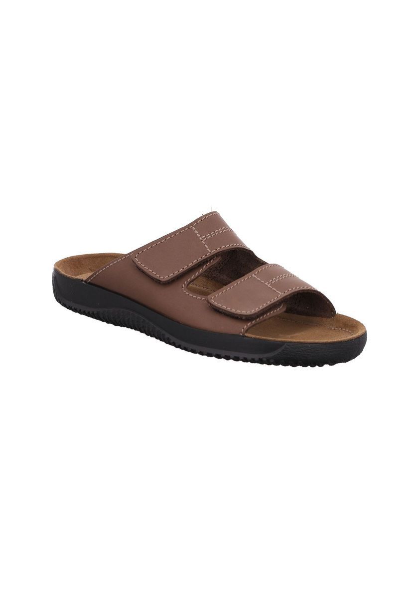 Klassische verstellbare Komfort-Sandalen aus Leder