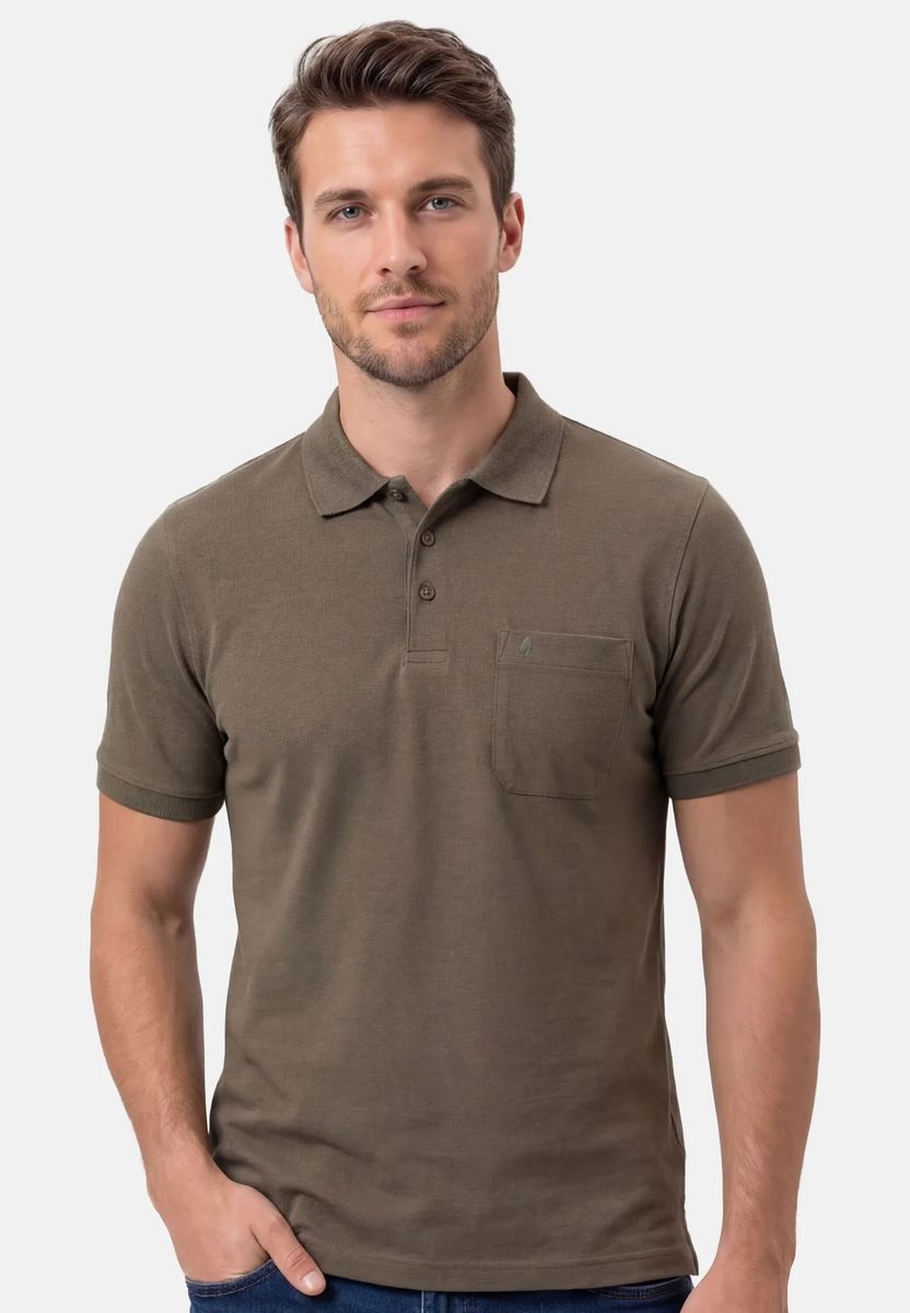 Klassisches Kurzarm Strick-Poloshirt
