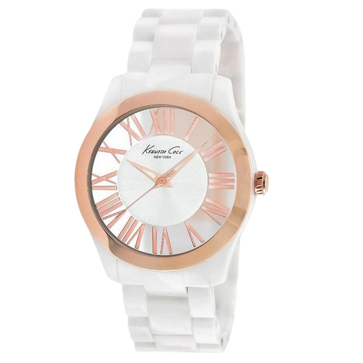 Elegante weiße Damen-Modeuhr