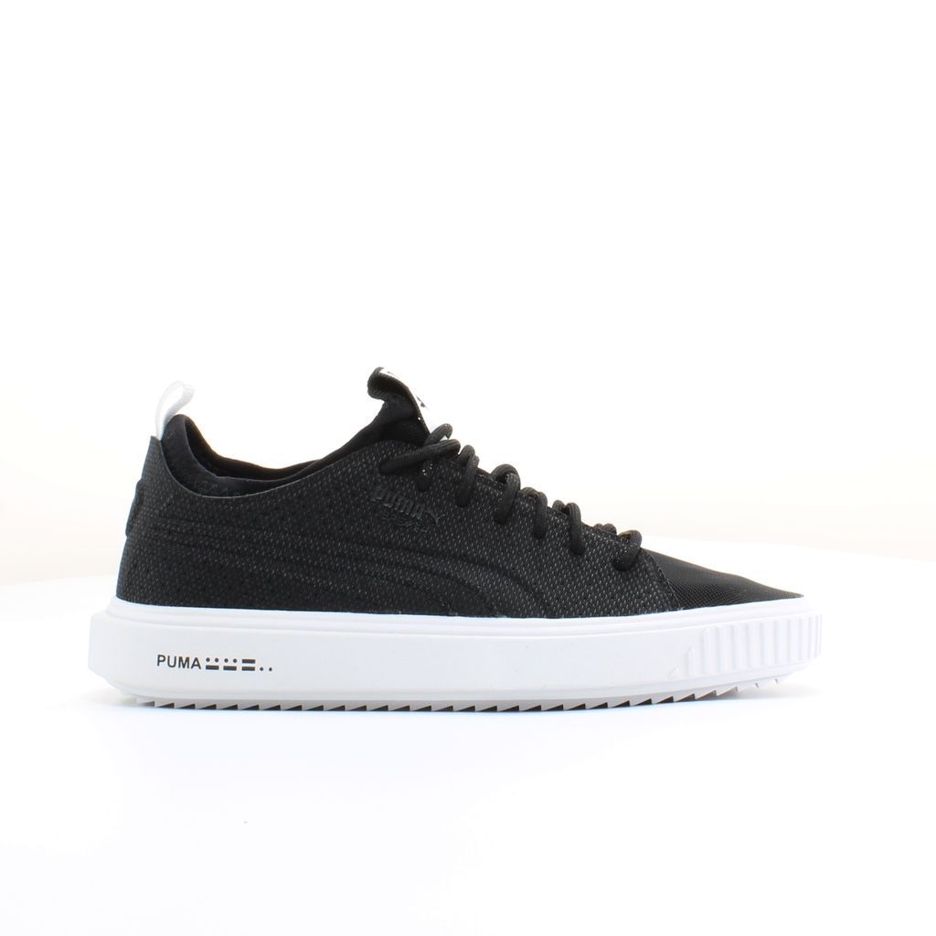 Schwarzer Mesh Low-Top Sneaker