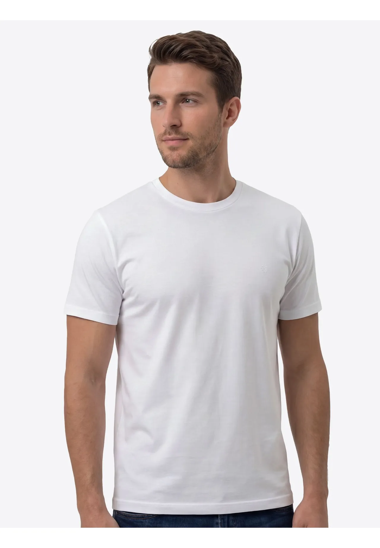 RAGMAN T-Shirt, 2er-Pack, für Herren, weiß, XXL