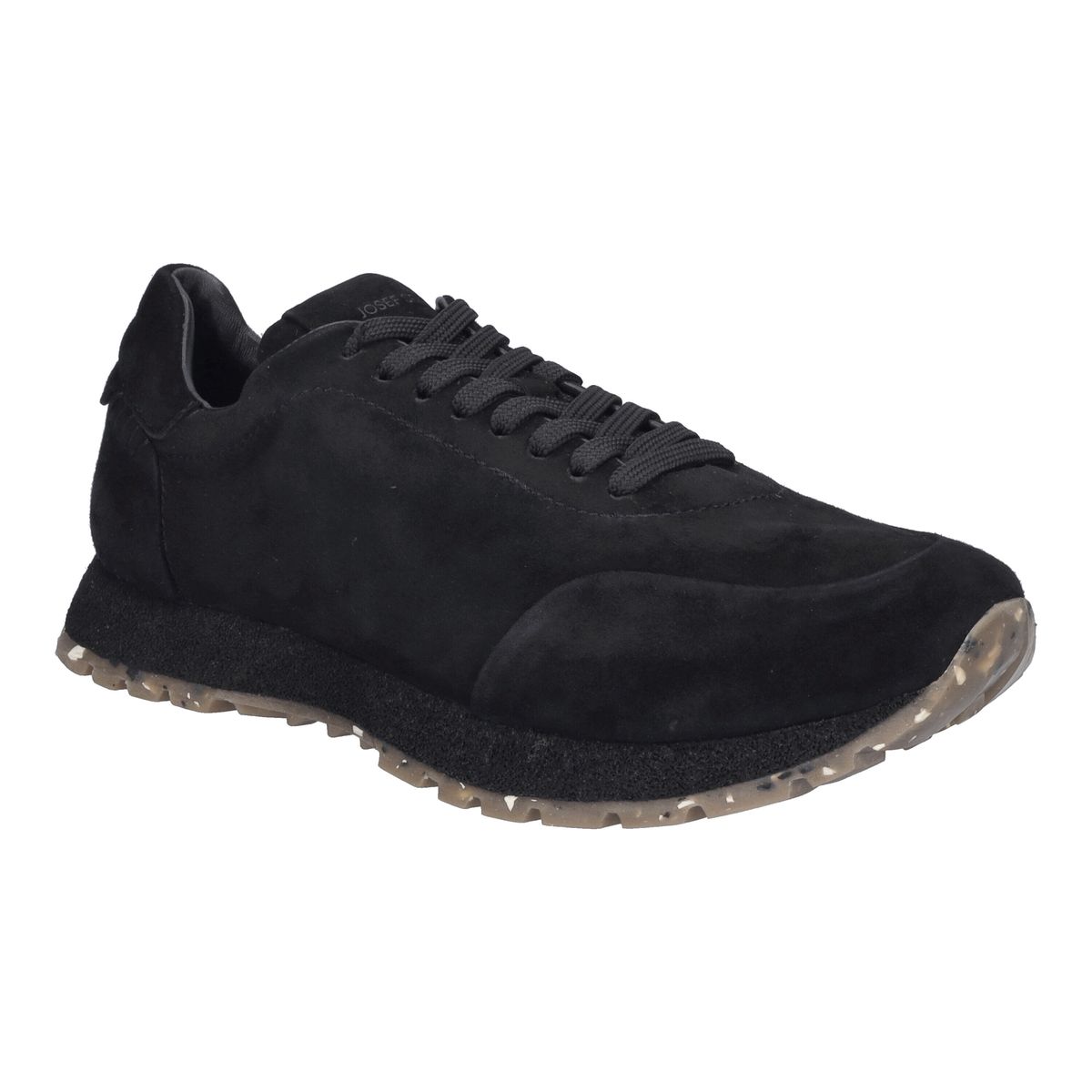 Schwarzer Wildleder-Sneaker