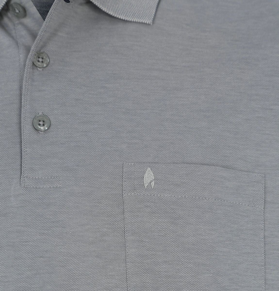 Klassisches Poloshirt mit Brusttasche