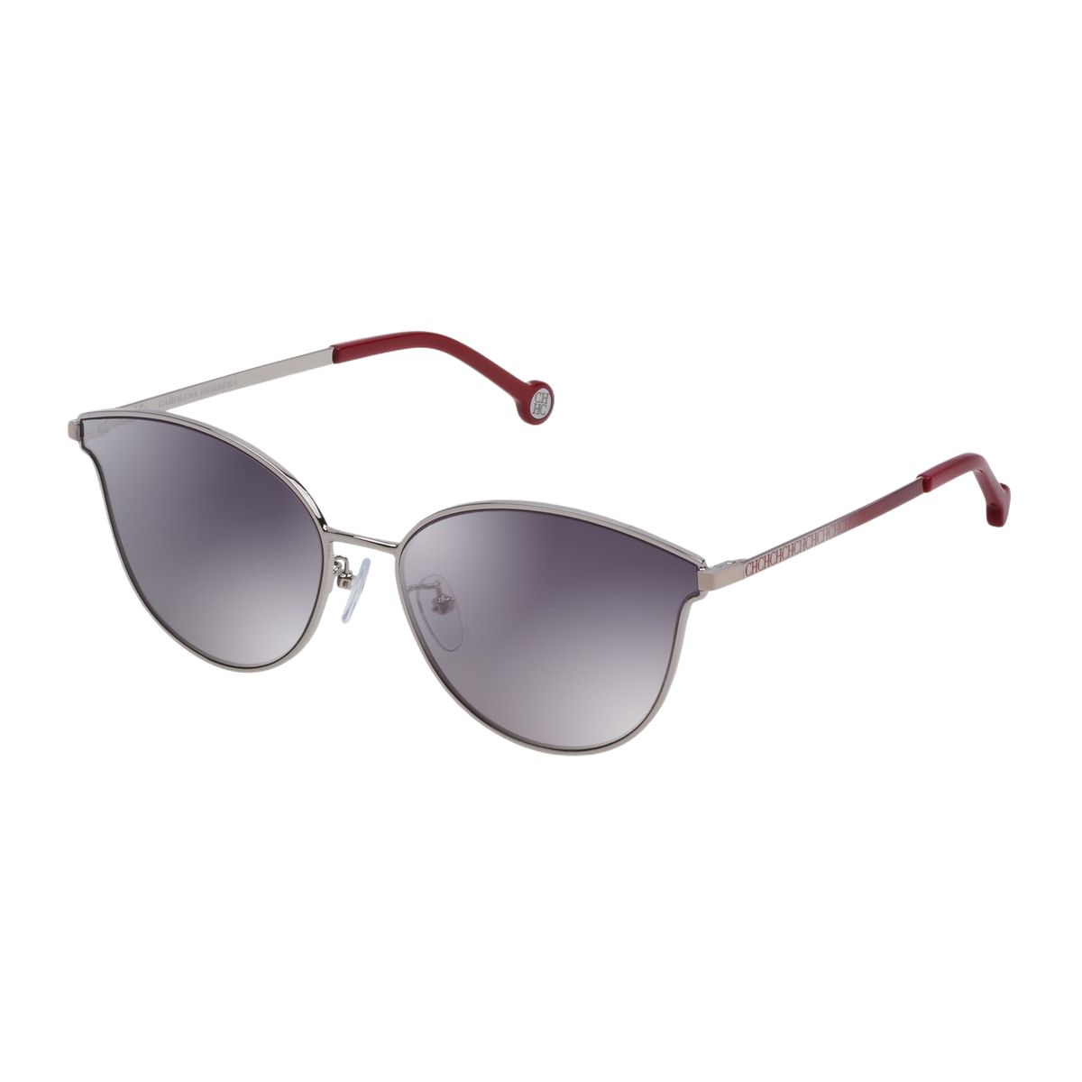 Cat-Eye Sonnenbrille mit Metallrahmen