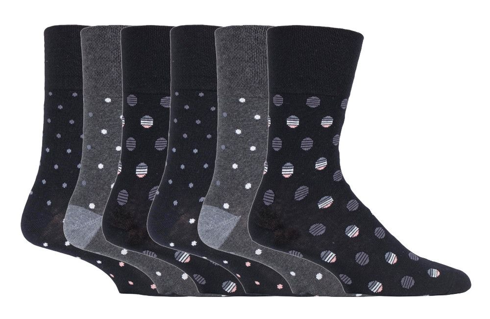 Gentle Grip - 6 Paar Herren Gentle Grip nicht elastische Socken - SOMRJ578