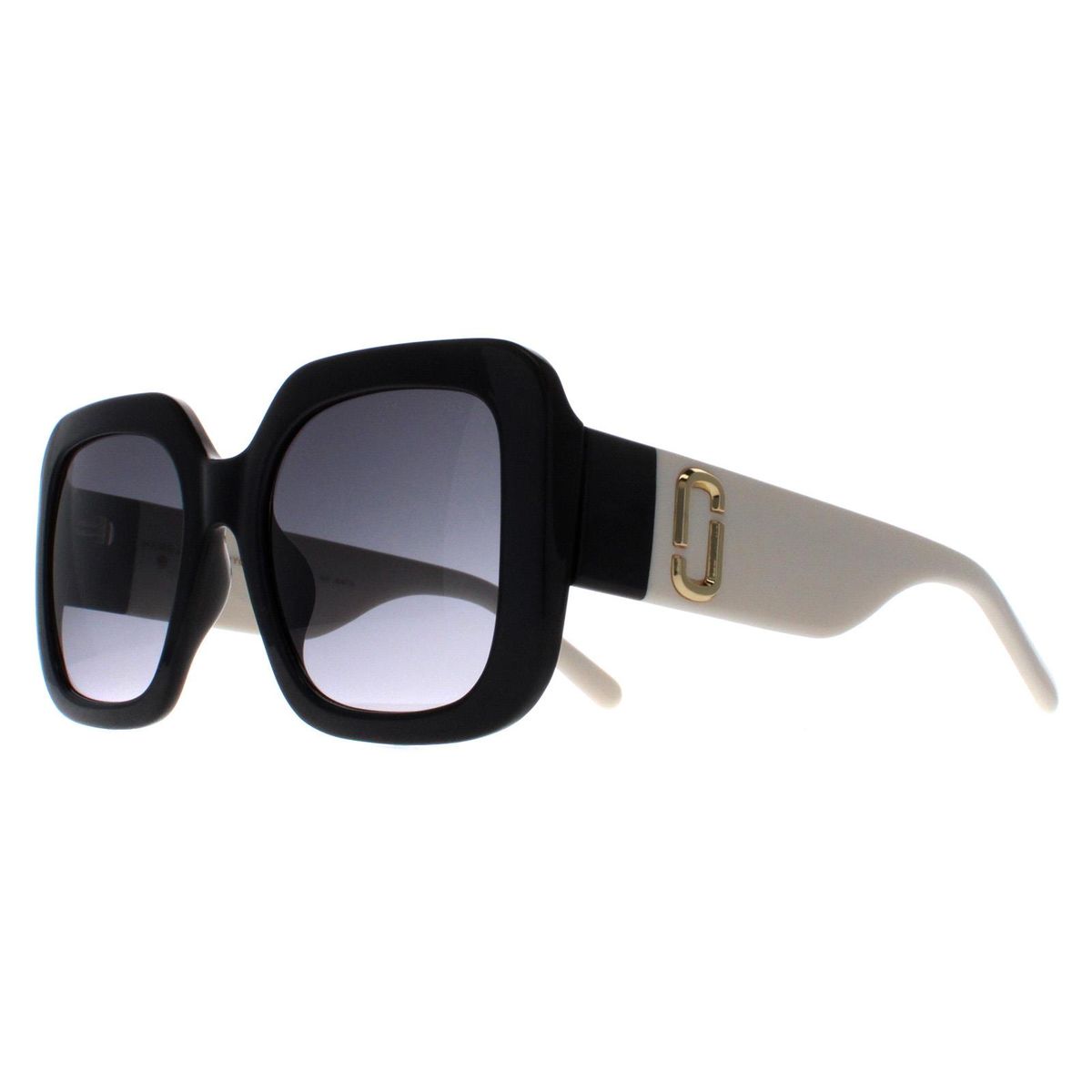 Markante quadratische Sonnenbrille mit Verlaufsgläsern