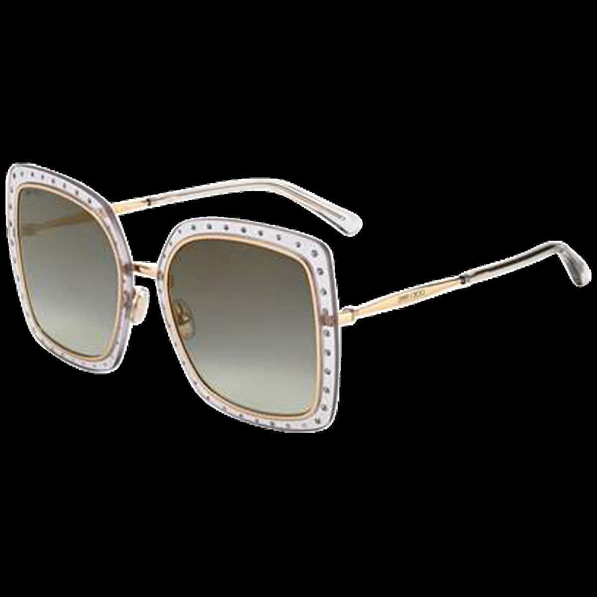 Quadratische Sonnenbrille mit Nieten Details