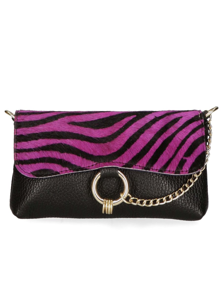 Clutch Tasche mit Zebraprint