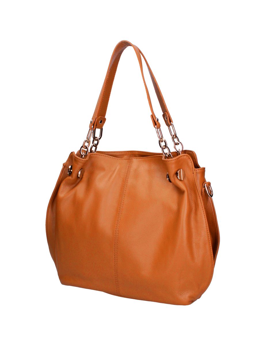 Klassische Leder-Shopper-Handtasche