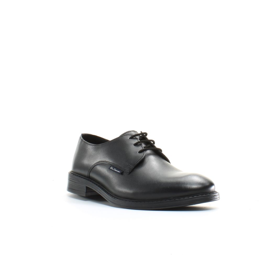 Klassische Leder-Derby-Schuhe