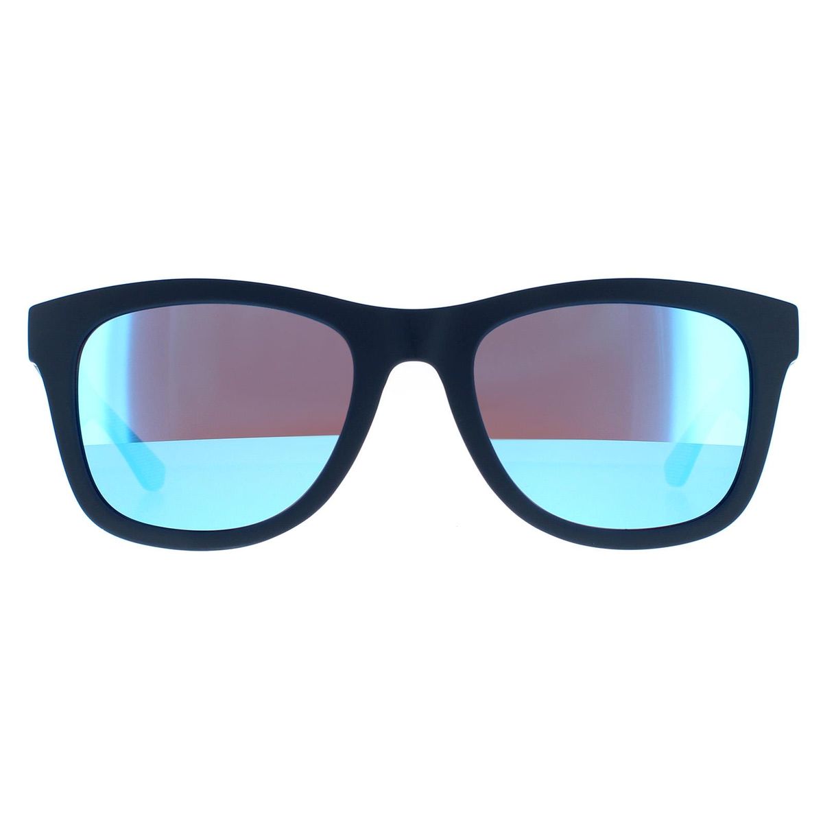 Quadratische Matte Blaue Unisex-Sonnenbrille