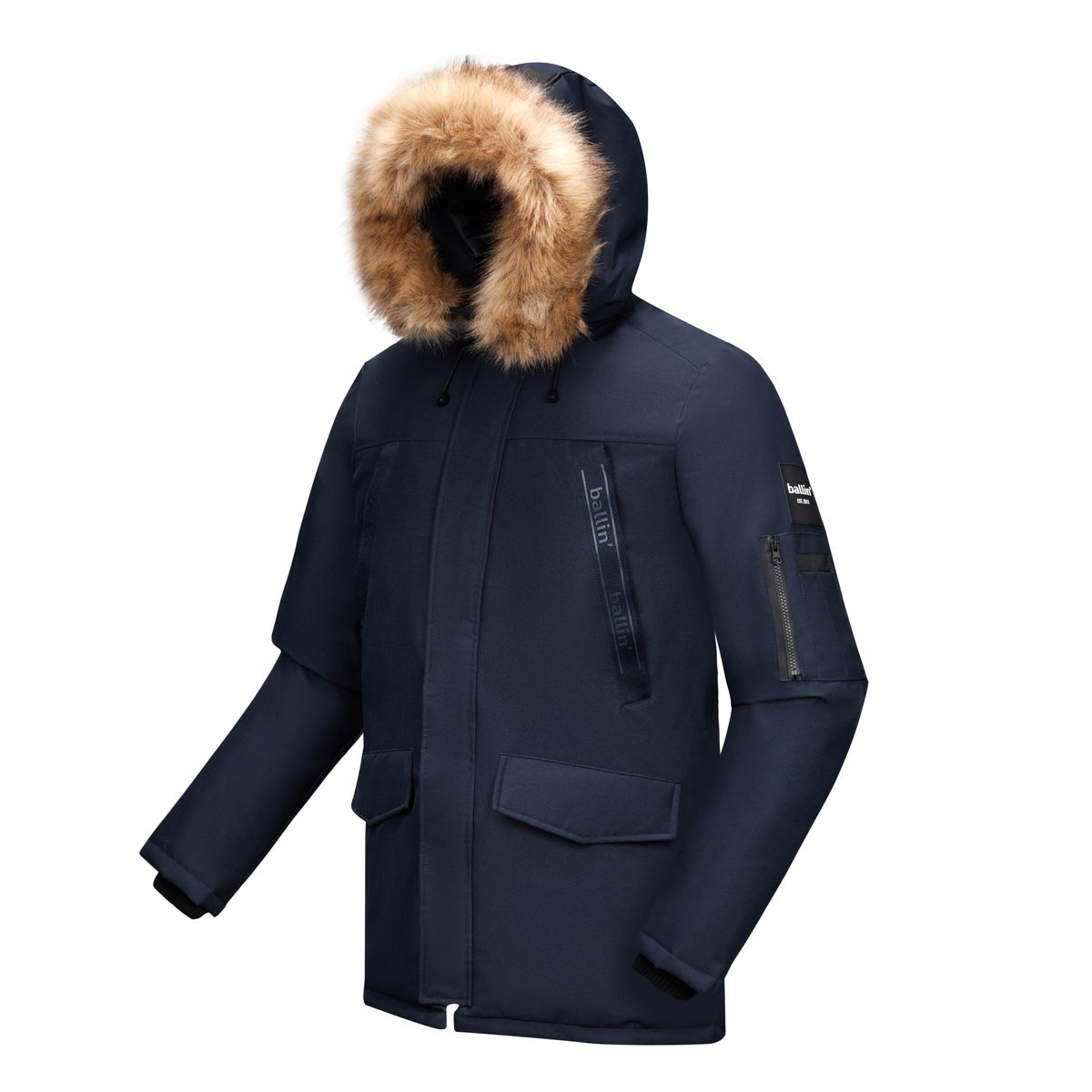 Herren Winterparka mit Kapuze