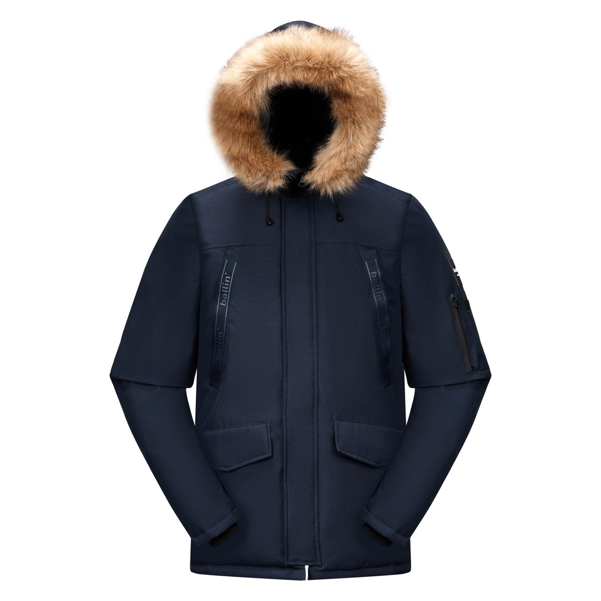 Winterparka mit Pelzbesatz Kapuze