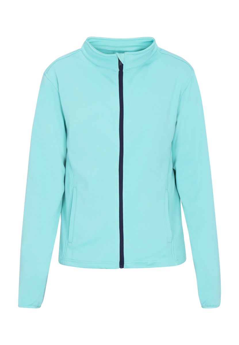Türkis Softshell Jacke mit Reißverschluss