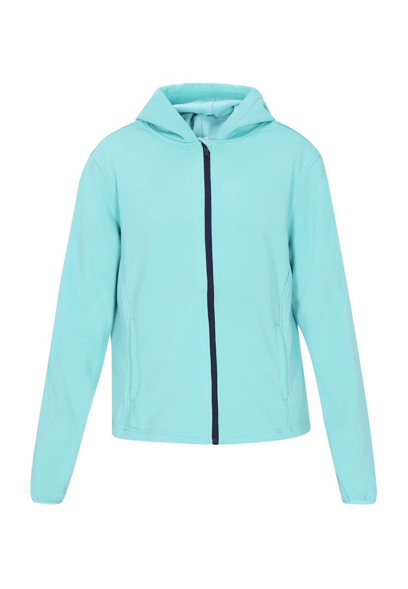 Türkis Softshell Jacke mit Reißverschluss
