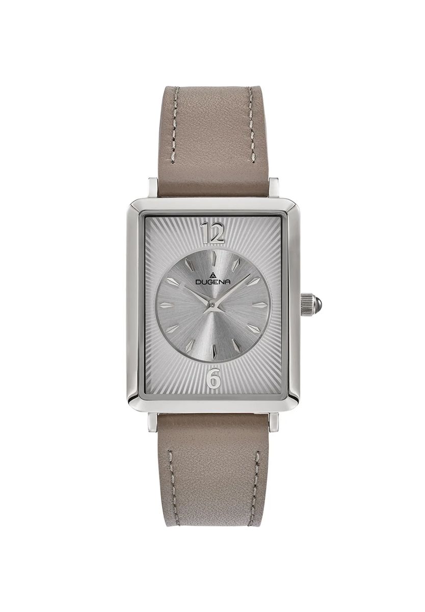 Klassische rechteckige Uhr mit Sonnenschliff