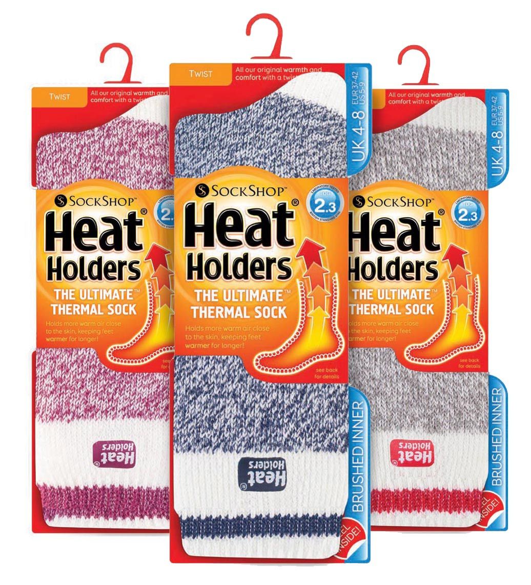 Schwerer melierter Thermo-Socken-Mehrpack