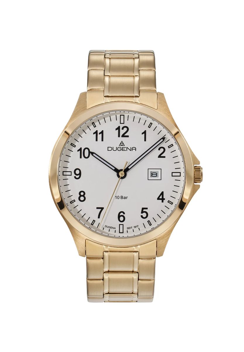 Klassische Edelstahl-Armbanduhr
