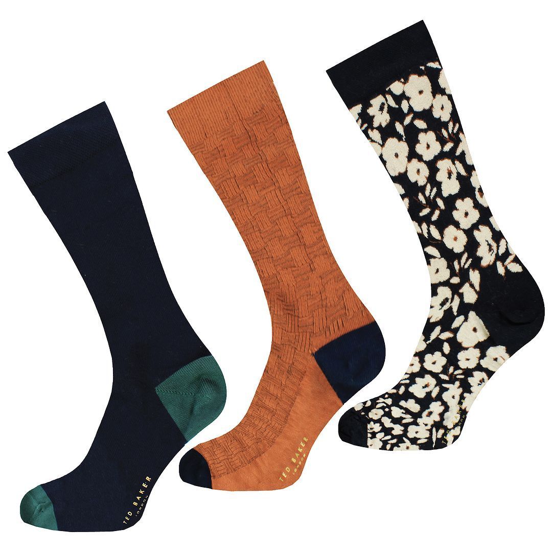 Herrensocken-Pack mit Muster
