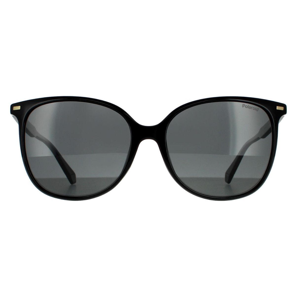 Cat-Eye-Sonnenbrille Schwarz Polarisiert