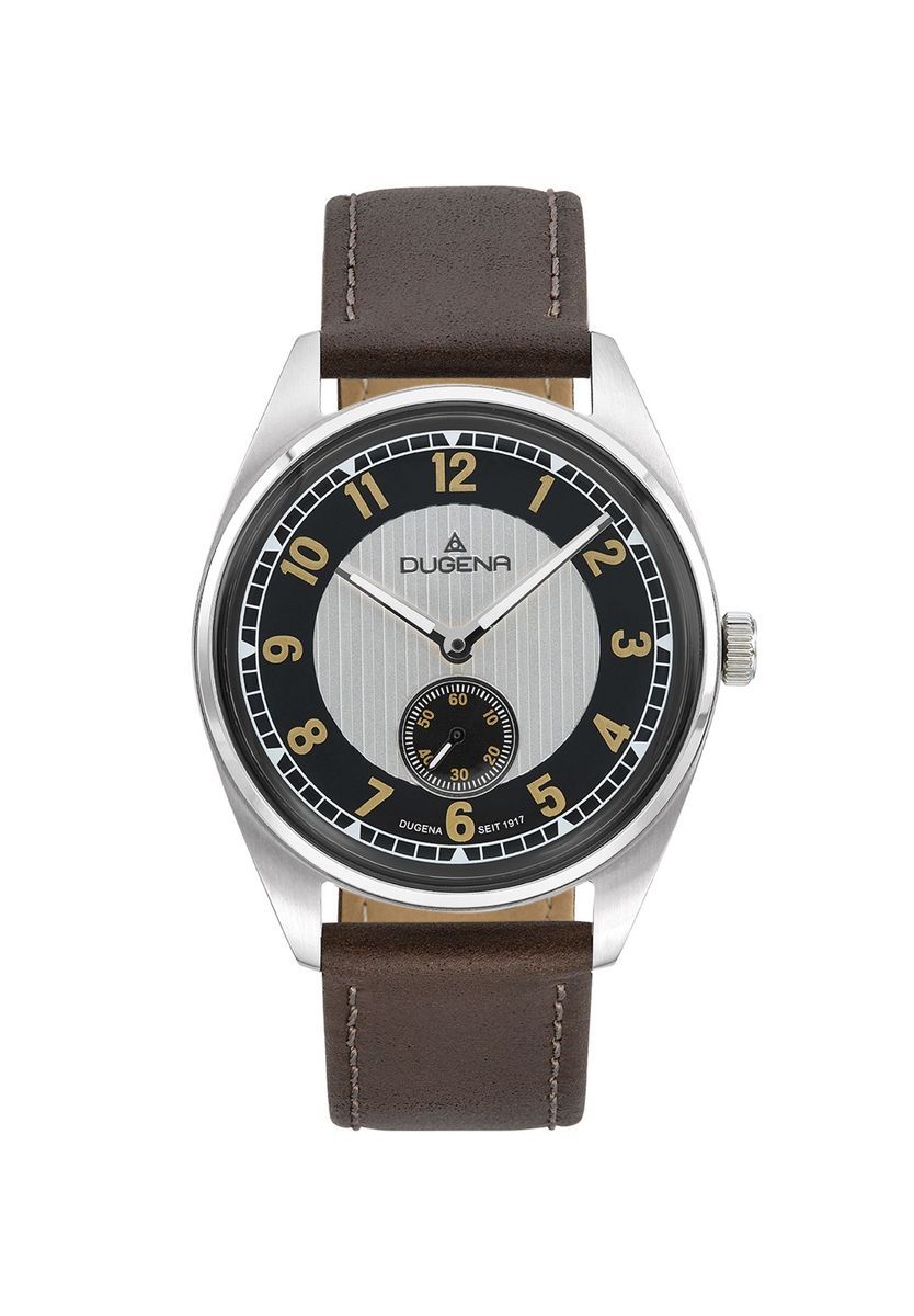 Vintage inspirierte silberfarbene Uhr