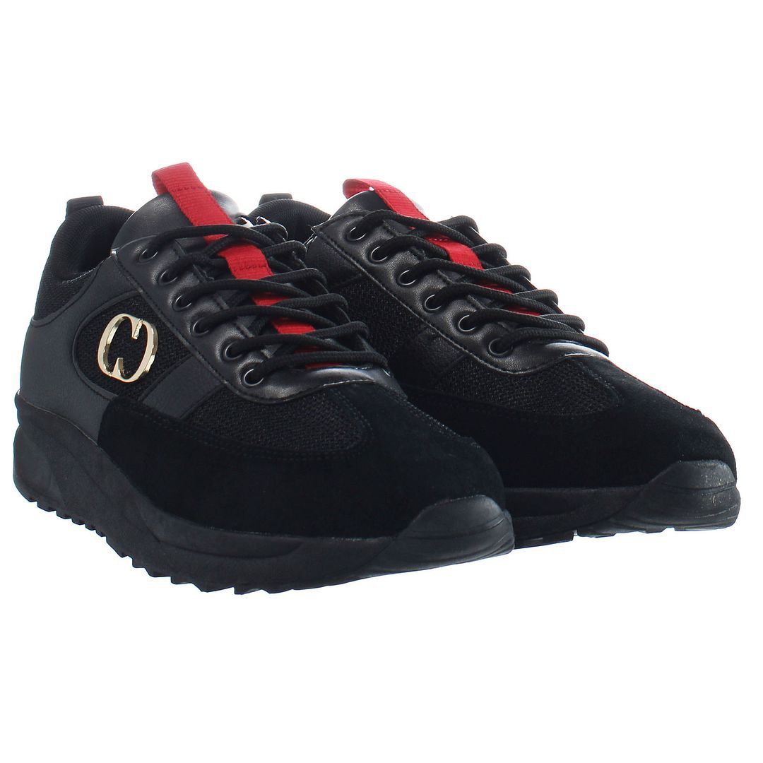 Strukturierte Low-Top Streetwear Sneaker
