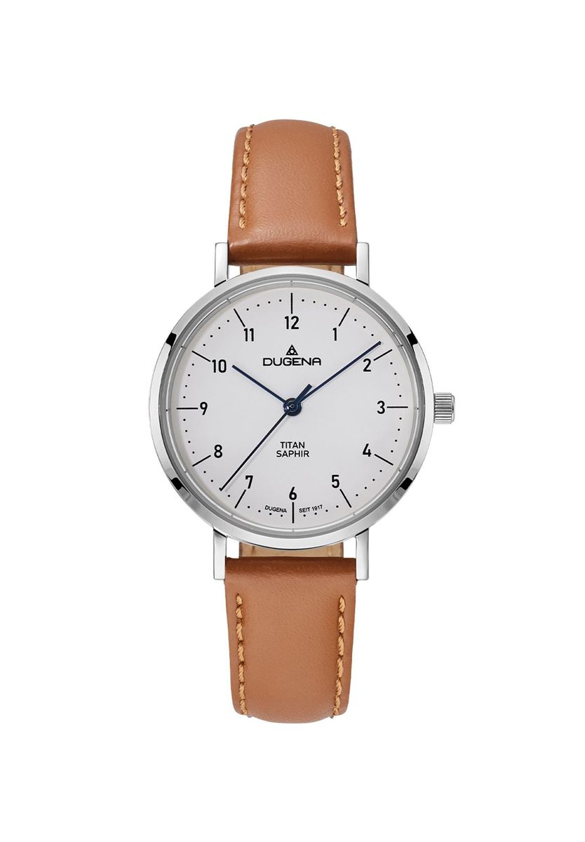 Elegante Analoguhr mit Lederarmband