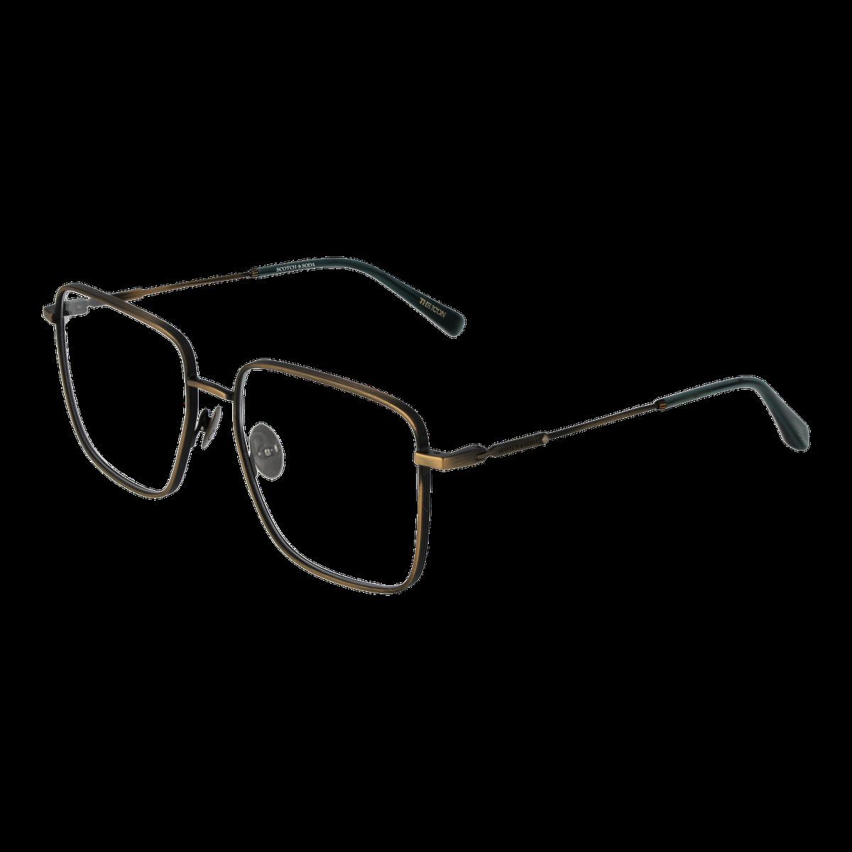 Quadratische Vollrandbrille aus Metall