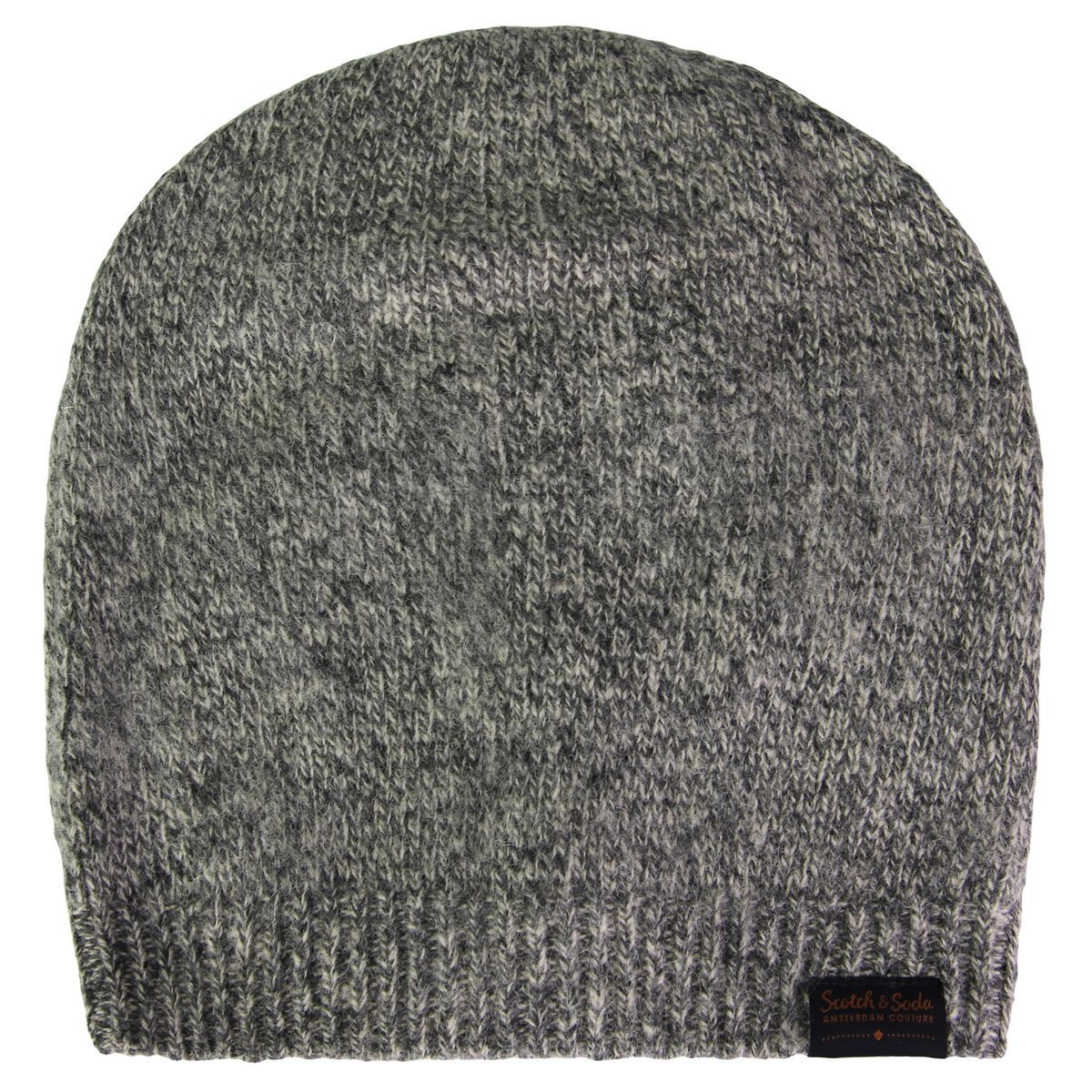 Vielseitige melierte Strickmütze
