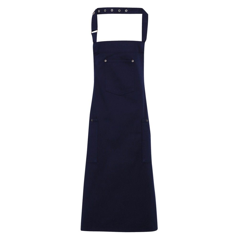 Marineblaue Twill Chino Vollschürze