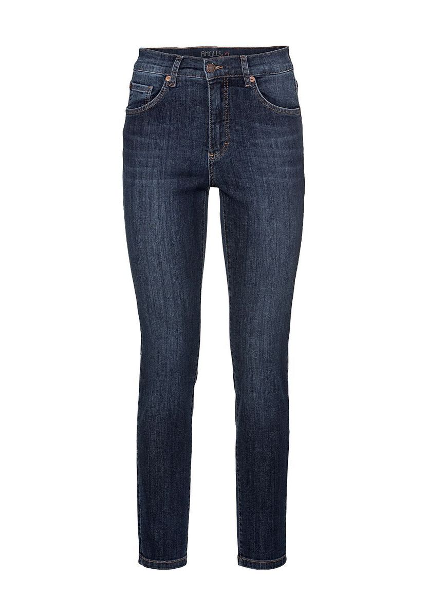 Dunkelwaschung Slim-Fit Jeans