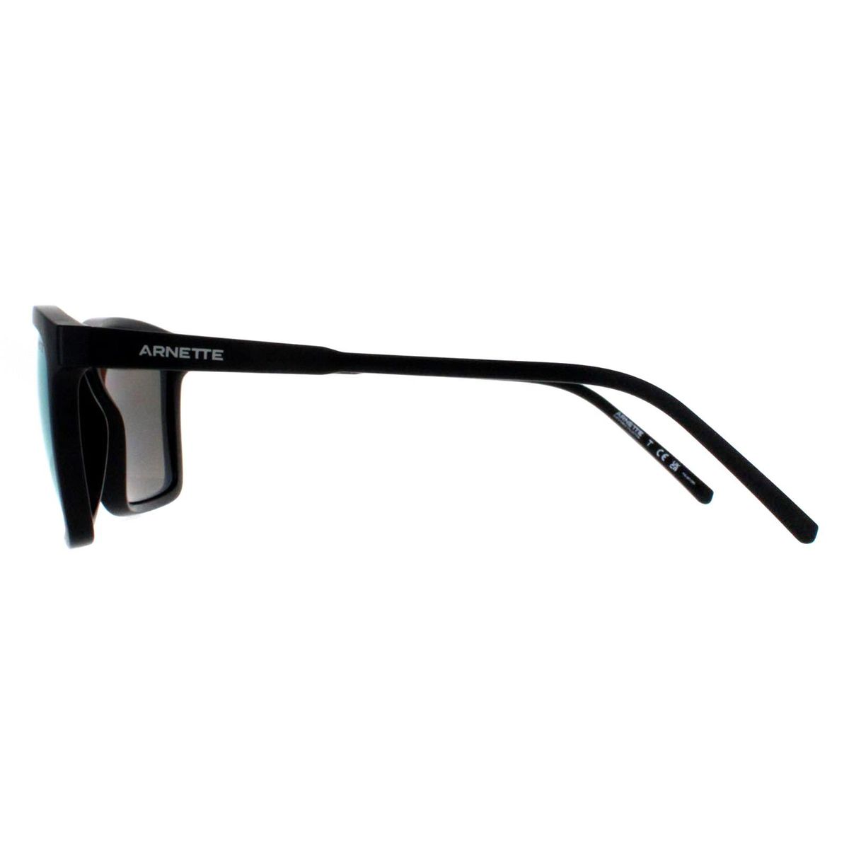 Klassische rechteckige matte verspiegelte Sonnenbrille