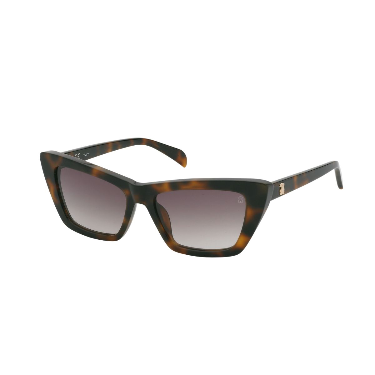 Cat-Eye-Sonnenbrille mit Schildpattrahmen