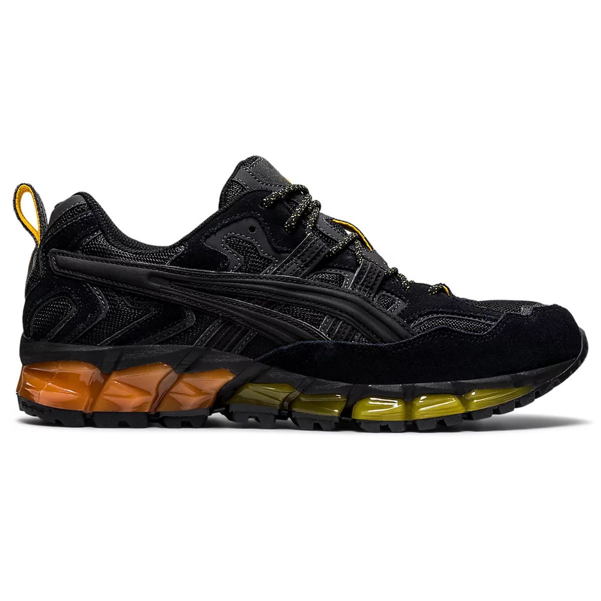 Schwarzer Performance-Trailrunning-Schuh