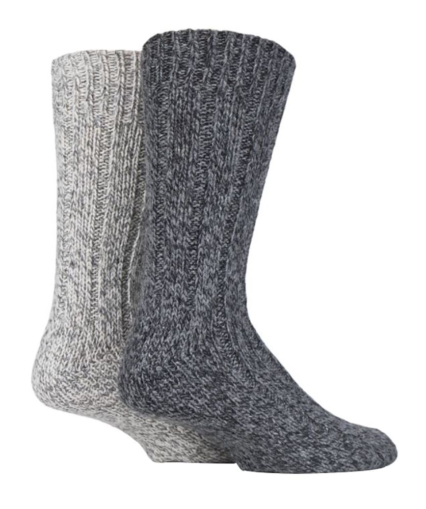 2 Paar Herren Damen dicken schweren Winter warme Wolle Wandern Boot Socken