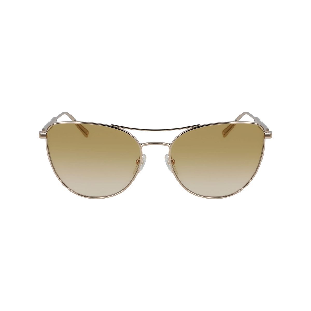 Sonnenbrille im Pilotenstil mit goldenem Rahmen